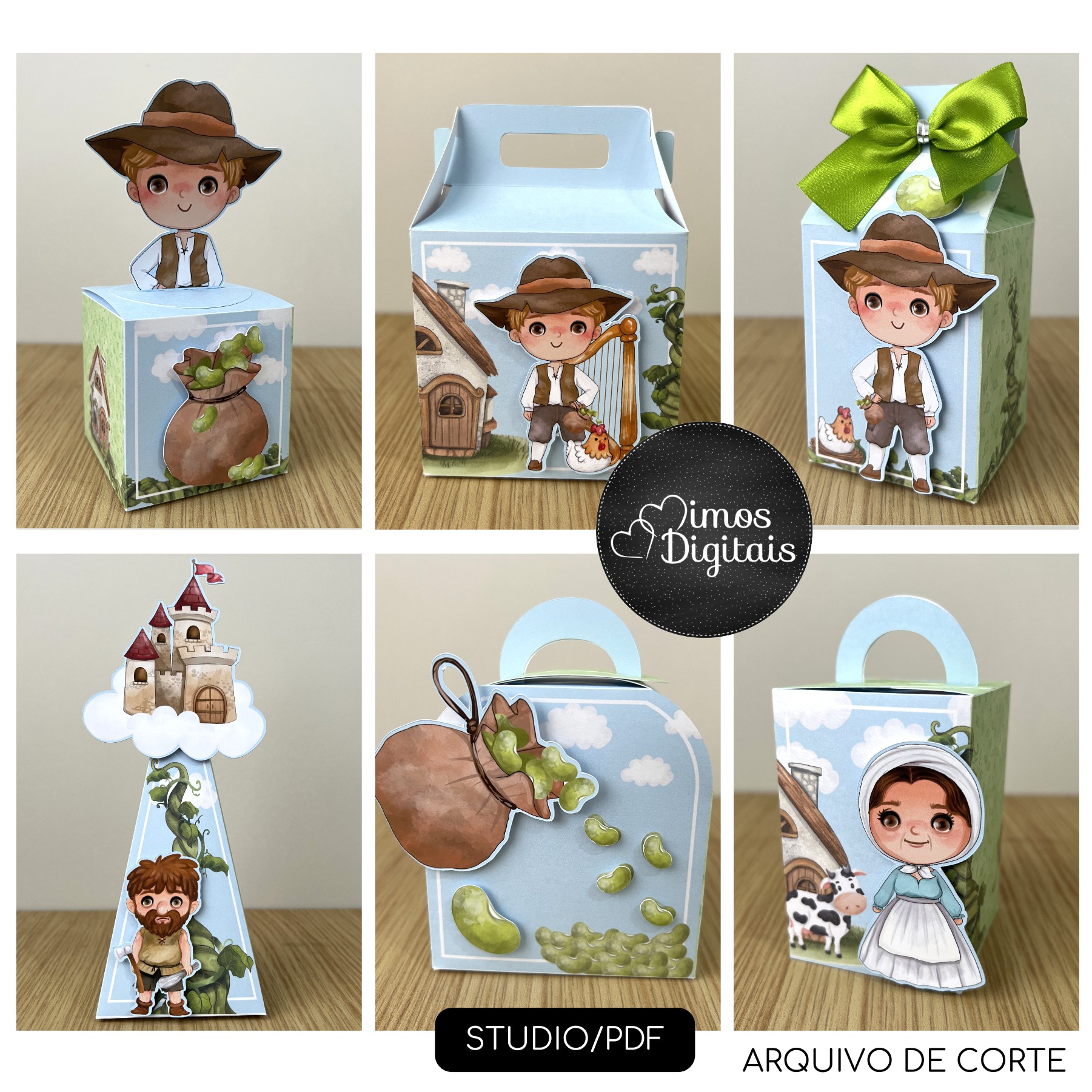 JOÃO E O PÉ DE FEIJÃO - Kit Festa Pronta