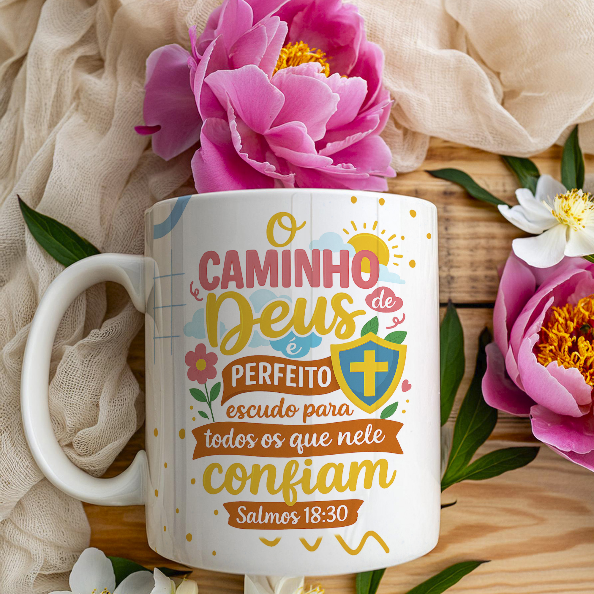 Artes para canecas VERSÍCULOS BÍBLICOS (Adilson) - Imagem 14