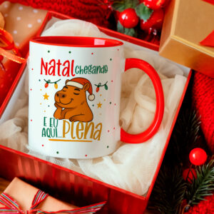 Capivara Natalina- Artes Caneca (Adilson)