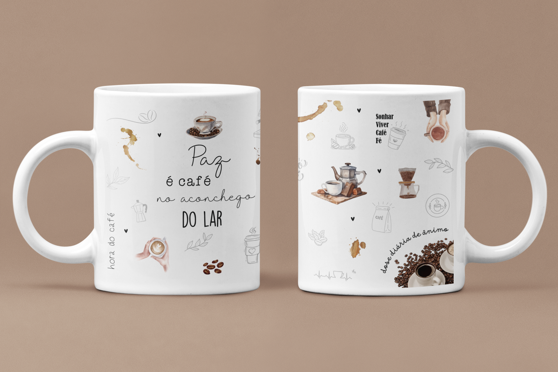 Kit Momento Café – Artes para Canecas (Cravo e Canecas) - Imagem 10