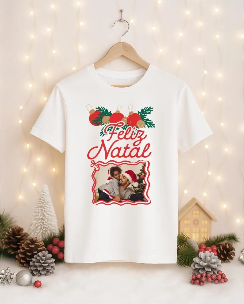 Natal V7 COM FOTO – Artes para Camisetas - Imagem 2