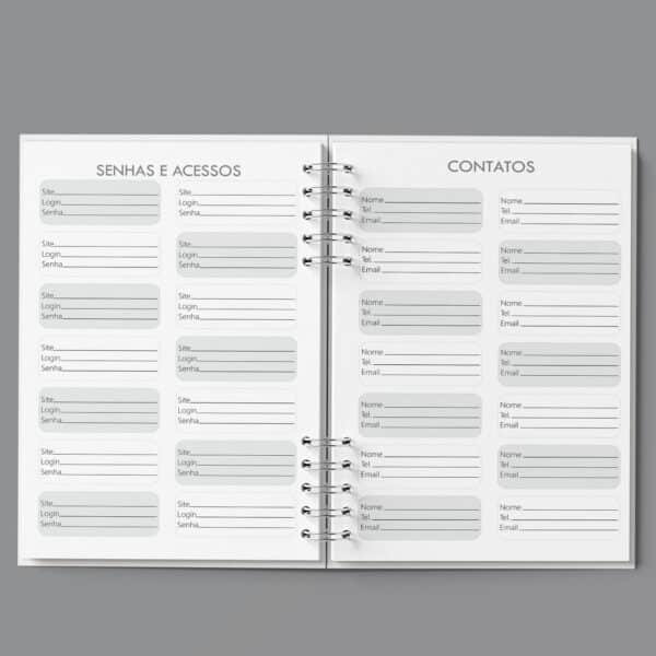 Arquivo Digital Agenda Agendamento Semanal 2026 Neutro - Bicho Papel - Imagem 5