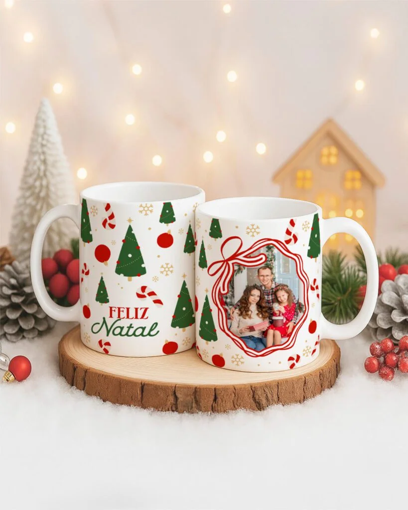 Natal V7 COM FOTO – Artes para Canecas - Imagem 7