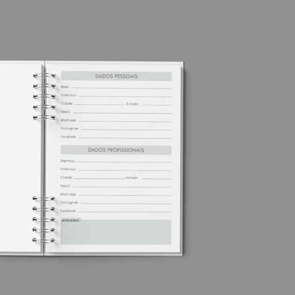 Arquivo Digital Agenda Agendamento Semanal 2026 Neutro - Bicho Papel - Imagem 4