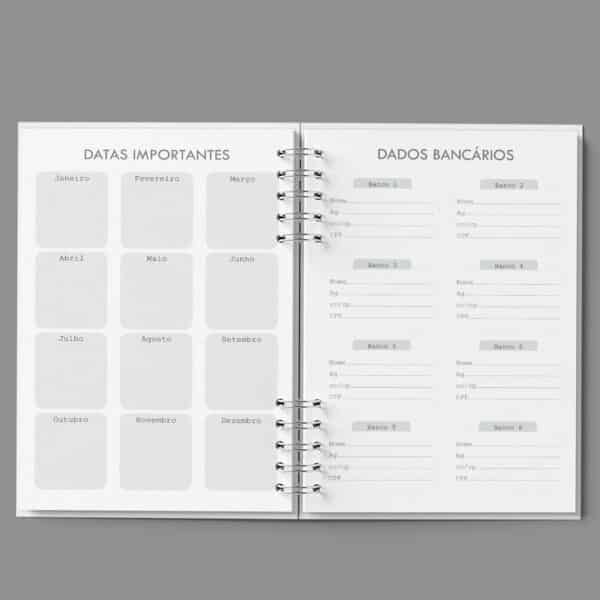 Arquivo Digital Agenda Agendamento Semanal 2026 Neutro - Bicho Papel - Imagem 3