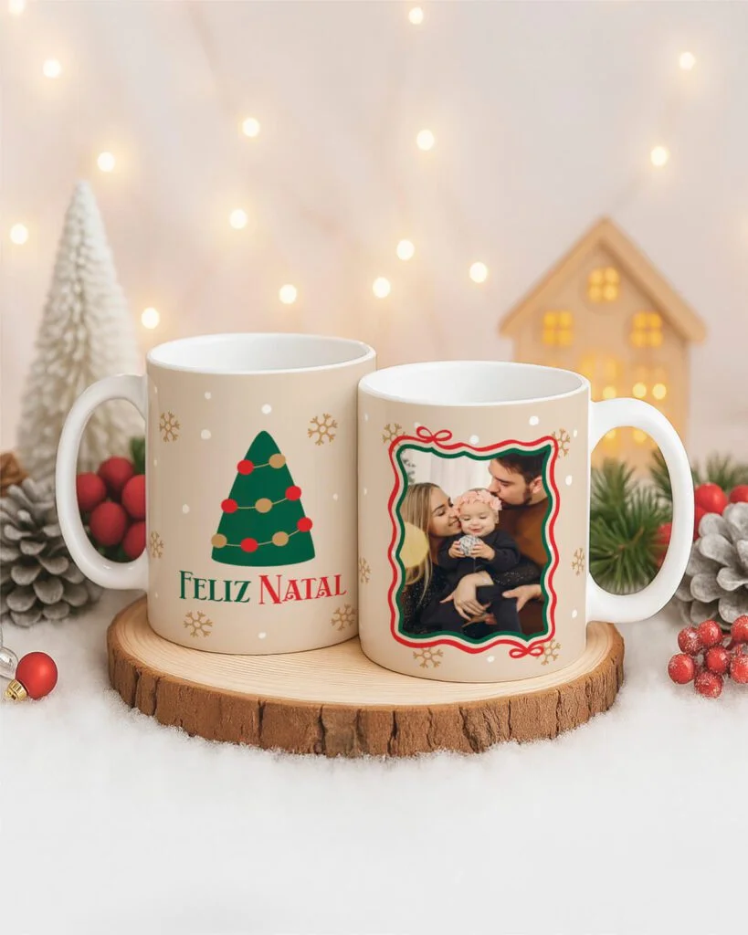 Natal V7 COM FOTO – Artes para Canecas - Imagem 5