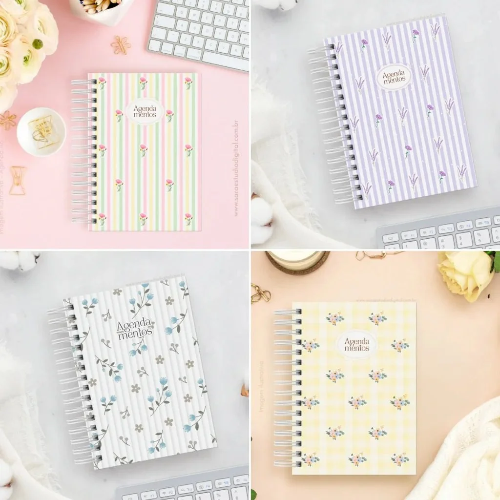 Agendamentos Lash Designer 2026 – 8 cores (Sara Estúdio) - Imagem 6