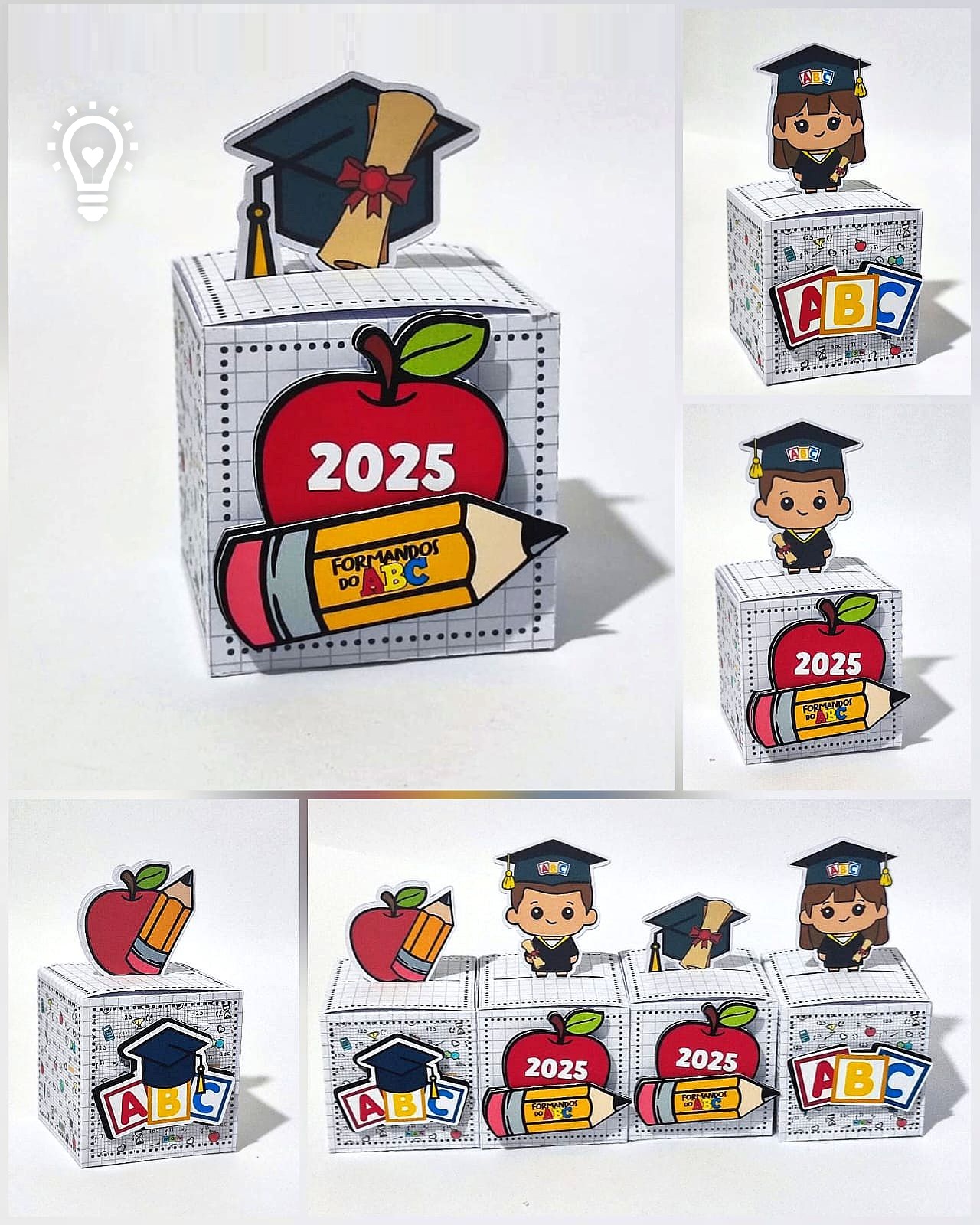 Caixa Cubos ABC Formatura