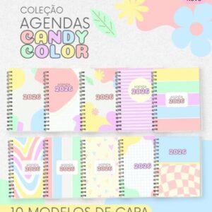 Coleção Agendas Candy Color 2026 - Madi