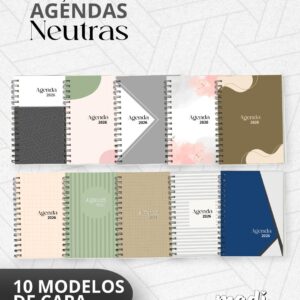 Coleção Agendas Neutras 2026 - Madi