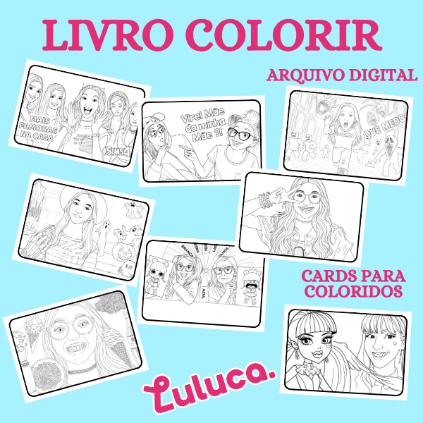 LIVRO COLORIR LULUCA – Arquivo digital - Imagem 3