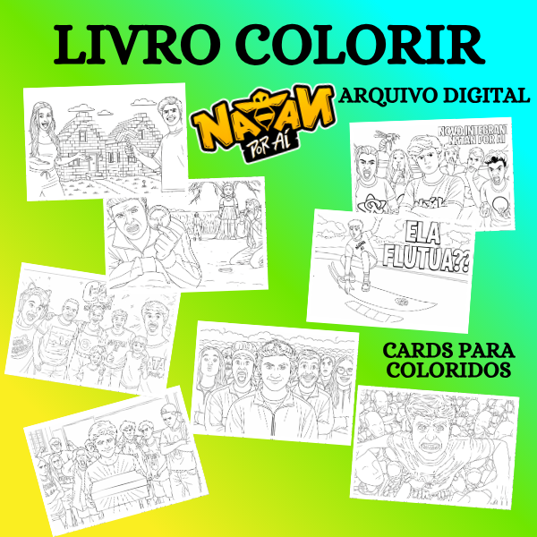 LIVRO COLORIR NATAN POR AÍ – Arquivo digital - Imagem 3