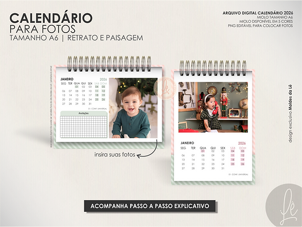 CALENDÁRIOS PARA FOTOS - Imagem 2