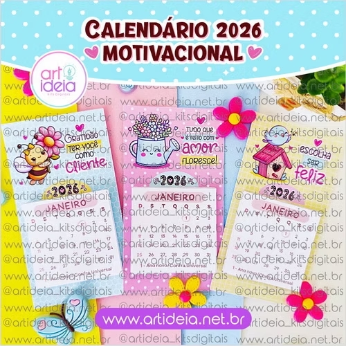 Calendário Motivacional 2026