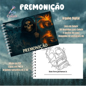 Livro de Colorir Premonição