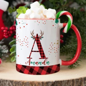 Alfabeto Xadrez Natalino (Caneca Criativa)