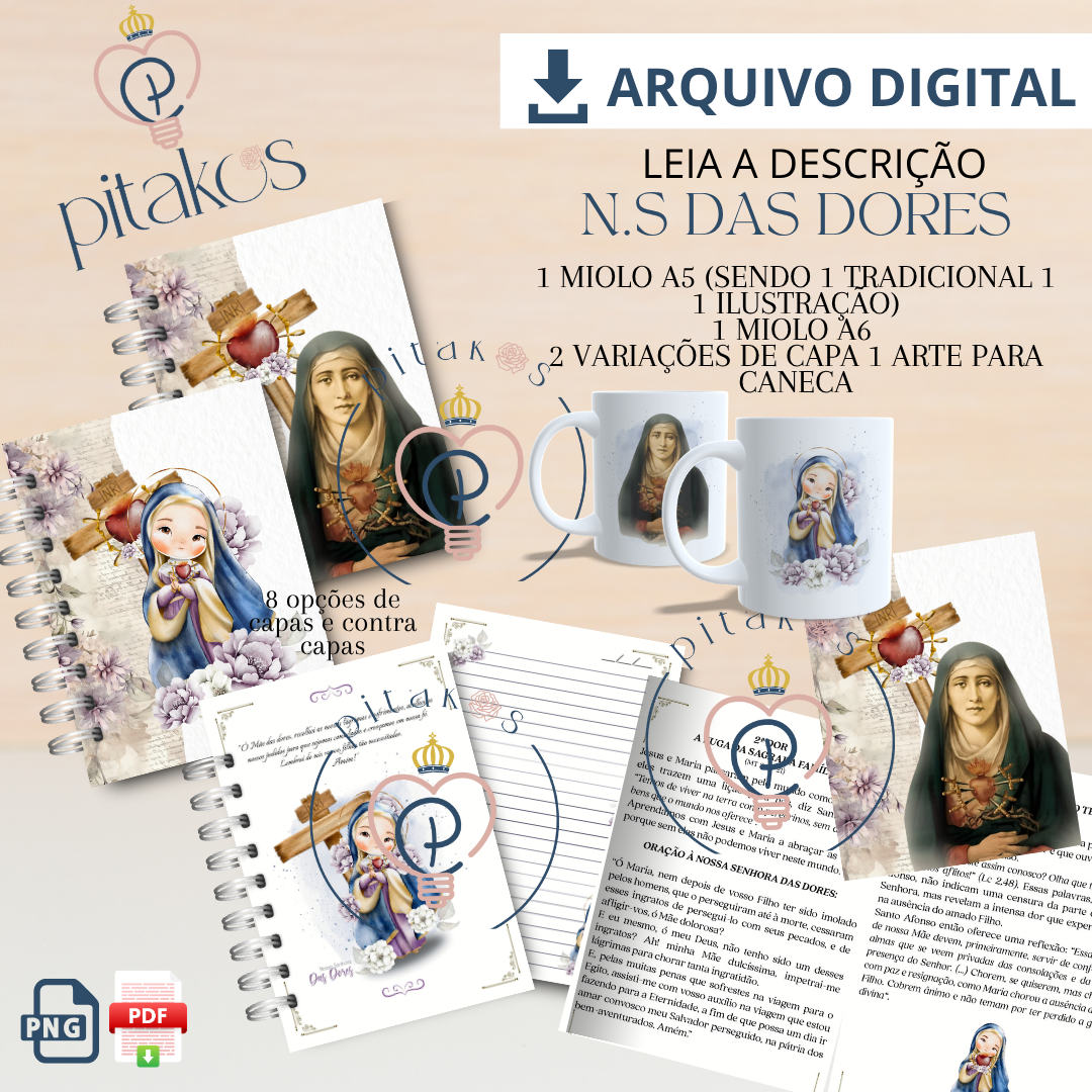 SUPER COMBO – N.S DAS DORES, N.S DE LÁ SALETTE, SÃO PADRE PIO E ARCANJOS - Imagem 5