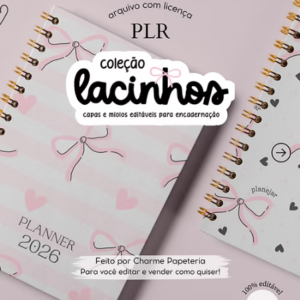 Planner Lacinhos – Editável no CANVA