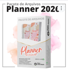 Planner 2026 – Arquivo Digital - Gráfica Rápida