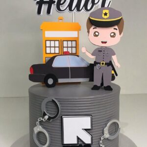 TOPO DE BOLO POLICIAL