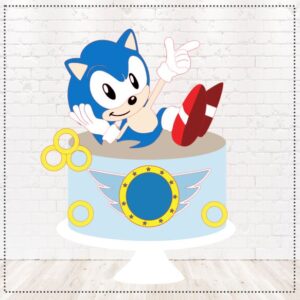 TOPO DE BOLO SONIC