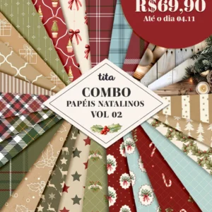 Natal de Luz 2025 – Combo Papéis 02 - Tita