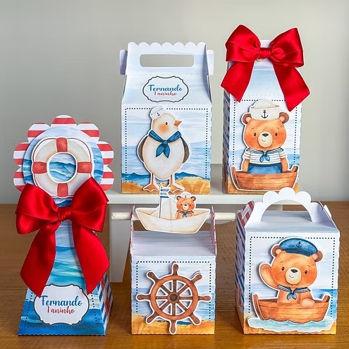 Ursinho Marinheiro – Kit Festa Pronta