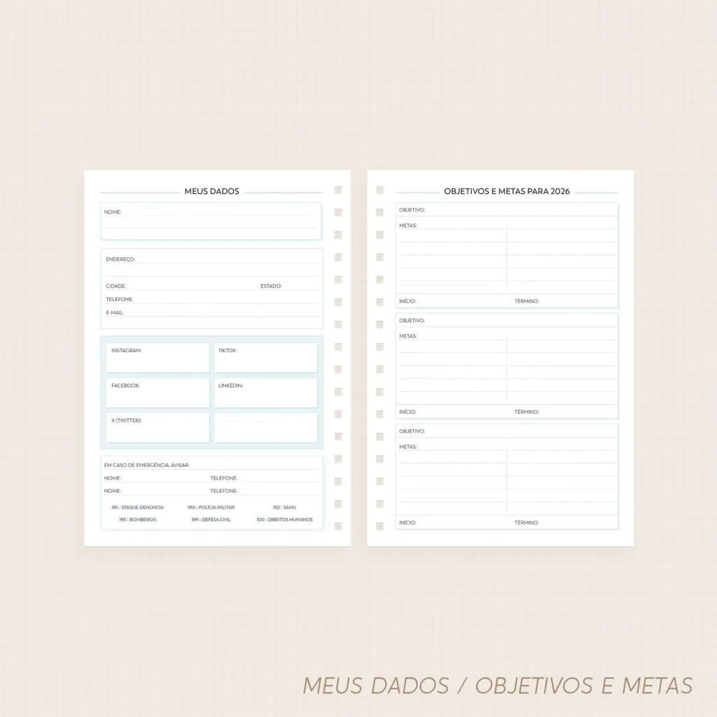 Agenda Católica 2026 | Datada – A5 e Mini (Nilmara) - Imagem 2