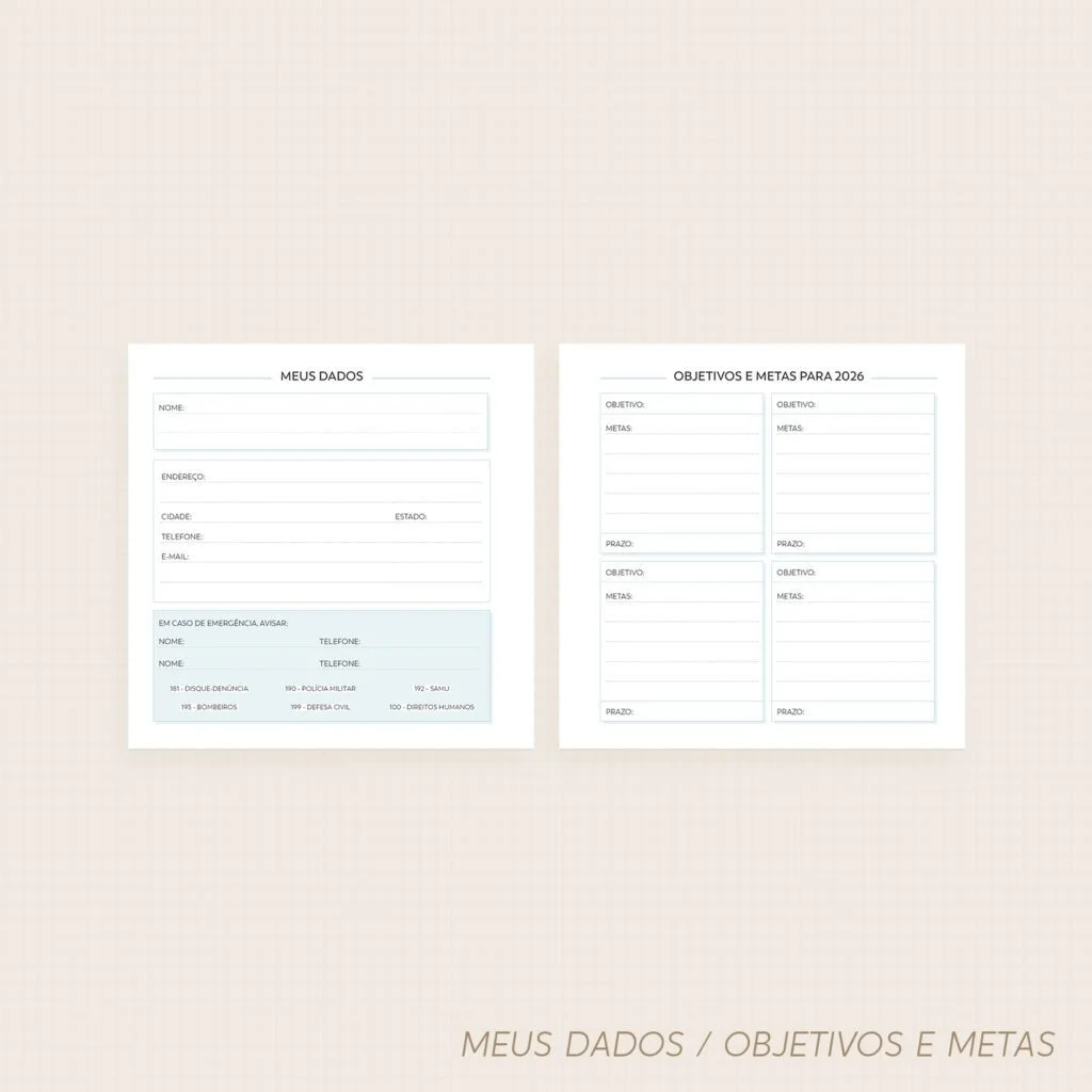 Agenda Católica 2026 | Datada – A5 e Mini (Nilmara) - Imagem 3