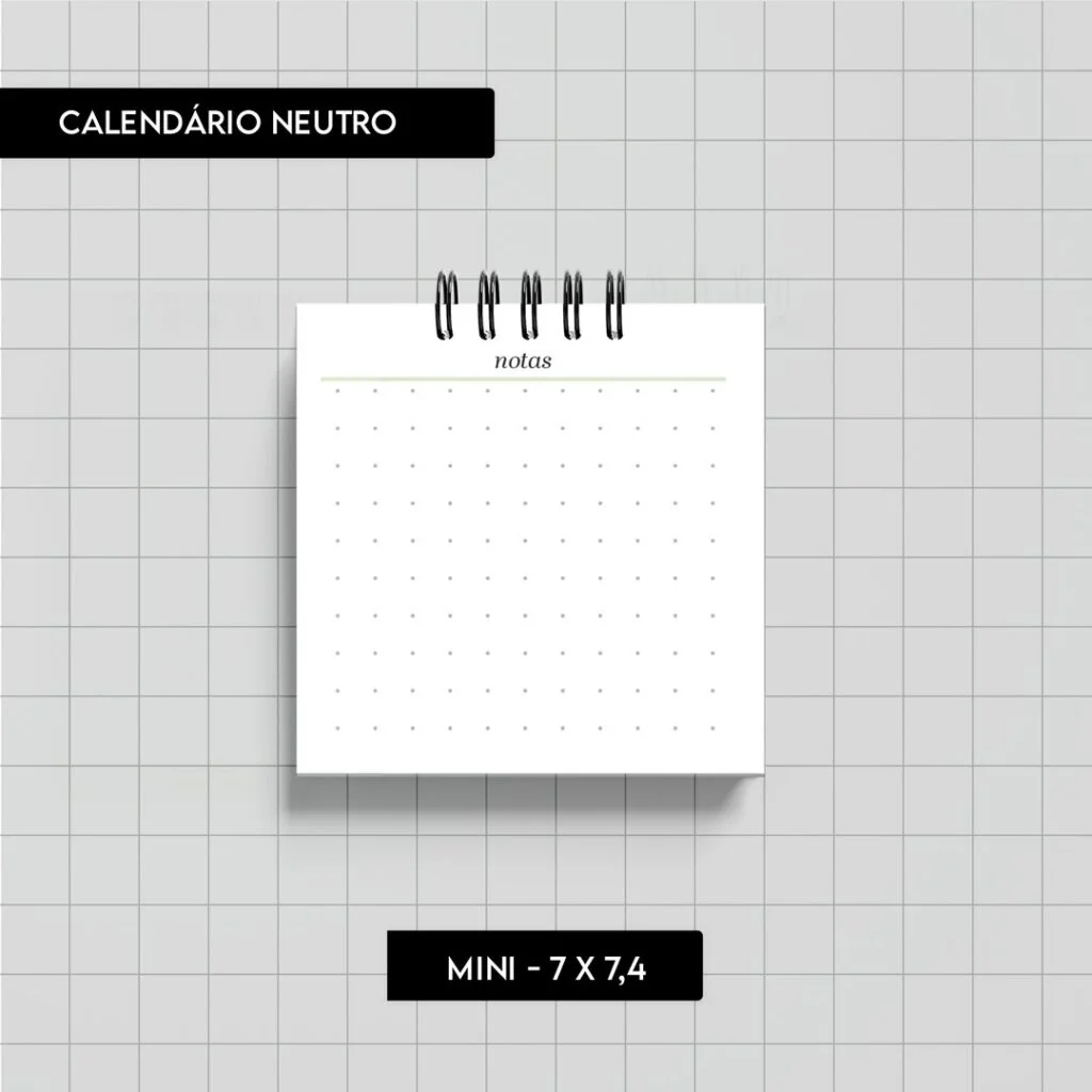 Calendário Neutro 2026 (Trilha de Papel) - Imagem 11