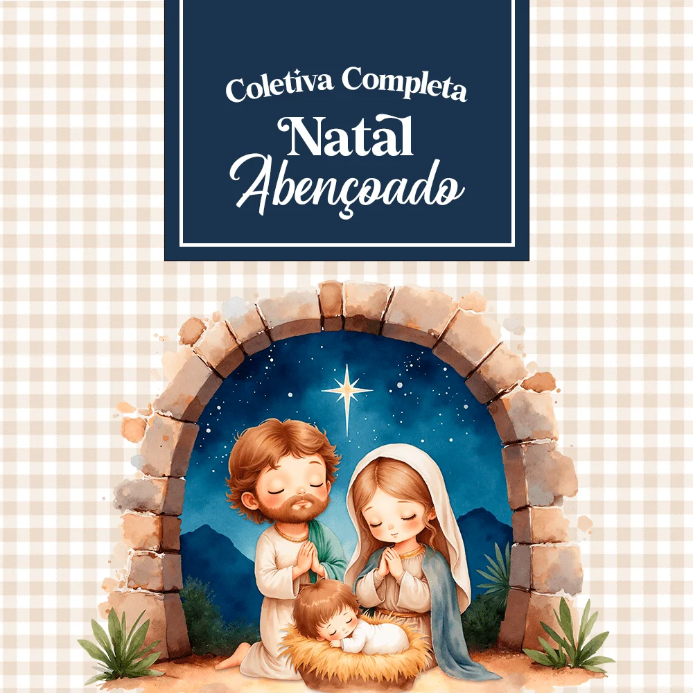 Coletiva Completa de Natal Abençoado + CATALOGO (Vê Moraes)