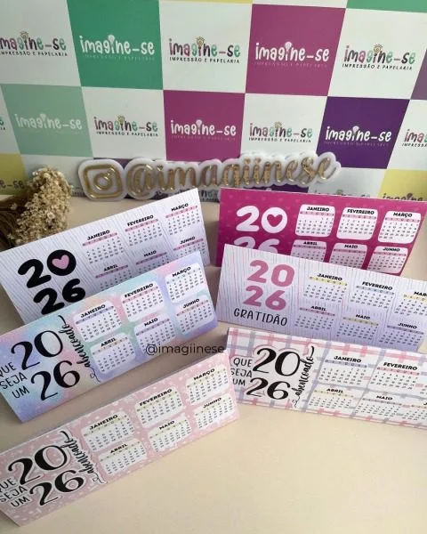 Calendário 2026 de Mesa A4 - Imagem 3