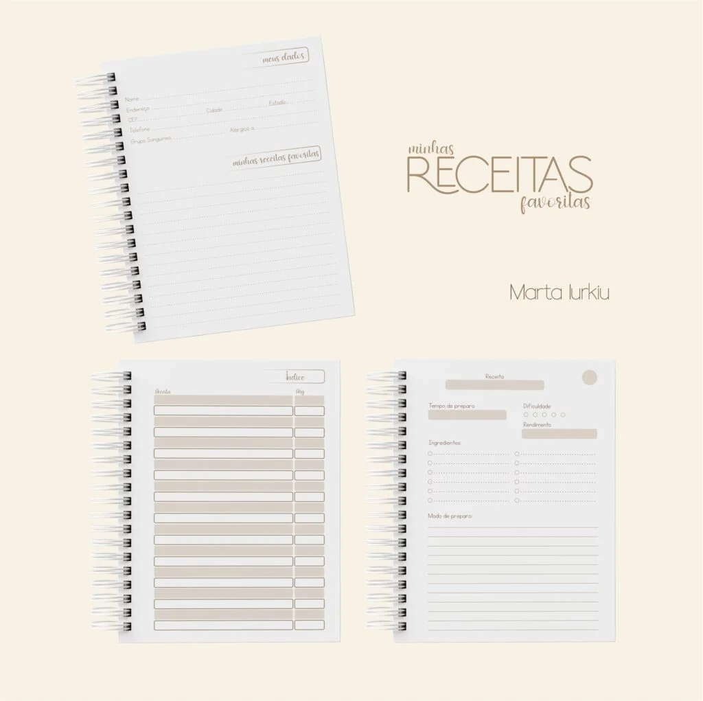 Caderno de Receitas (Marta Iurkiu) - Imagem 2