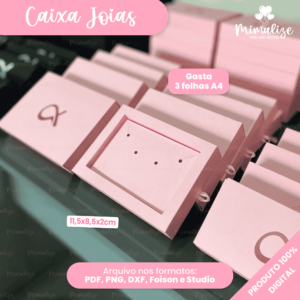 Molde Caixa Joias (com puxador)