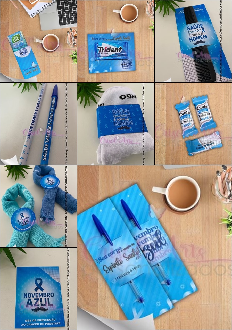 Kit NOVEMBRO AZUL - Crisol - Imagem 3