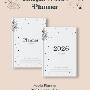 Miolo Planner Coleção Astros Costura (Perfeito Miolo)