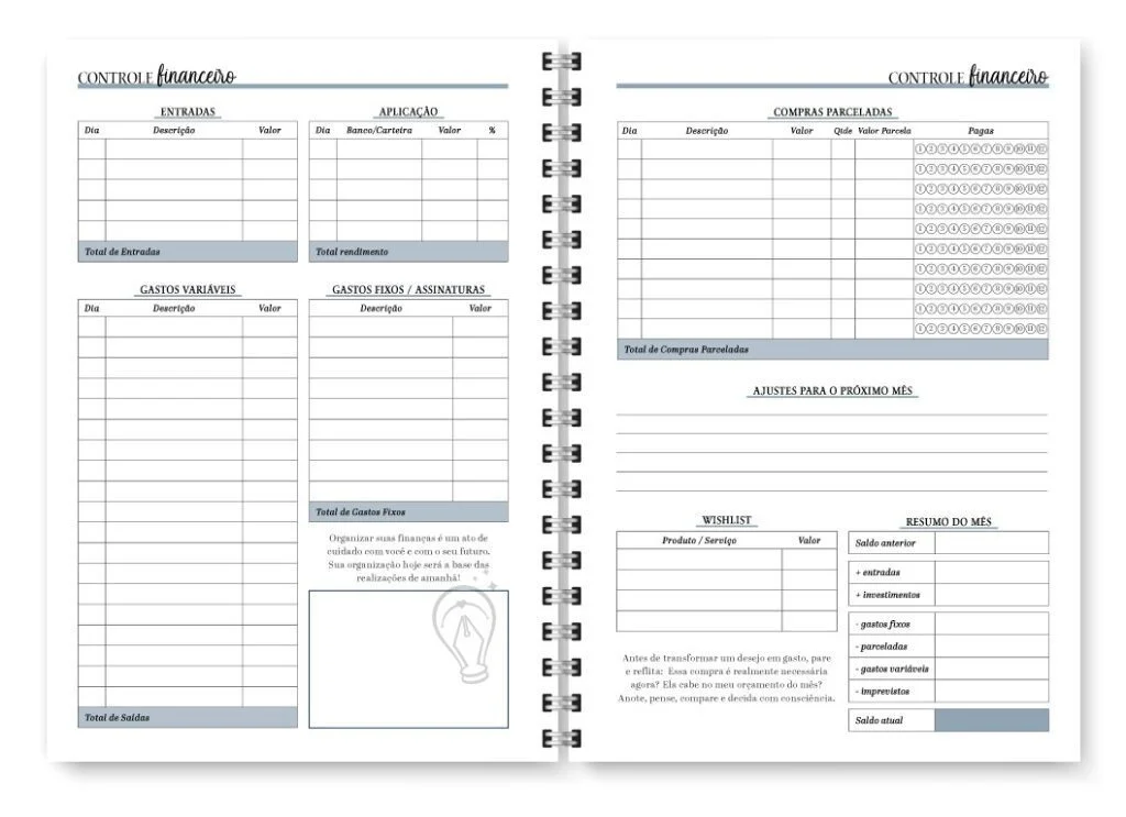 Miolo Planner Neutro 2026 (Trilha de Papel) - Imagem 4