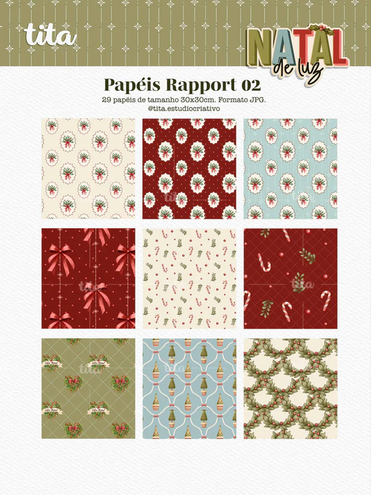 Natal de Luz 2025 – Combo Papéis 02 - Tita - Imagem 12