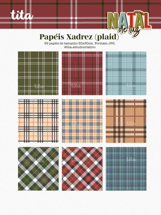 Natal de Luz 2025 – Combo Papéis 02 - Tita - Imagem 6