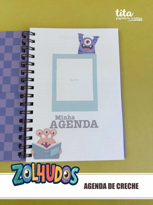 Escolar 2026 – Combão Encadernação Menina e Menino - tita - Imagem 10