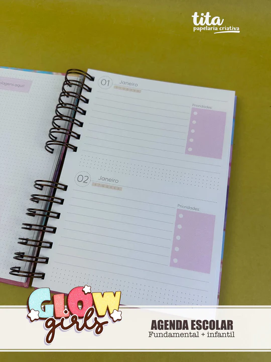 Escolar 2026 – Combão Encadernação Menina e Menino - tita - Imagem 26