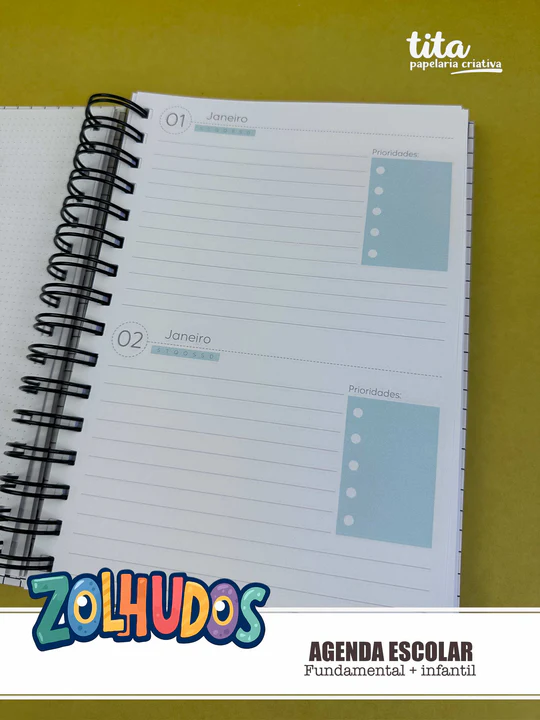 Escolar 2026 – Combão Encadernação Menina e Menino - tita - Imagem 15