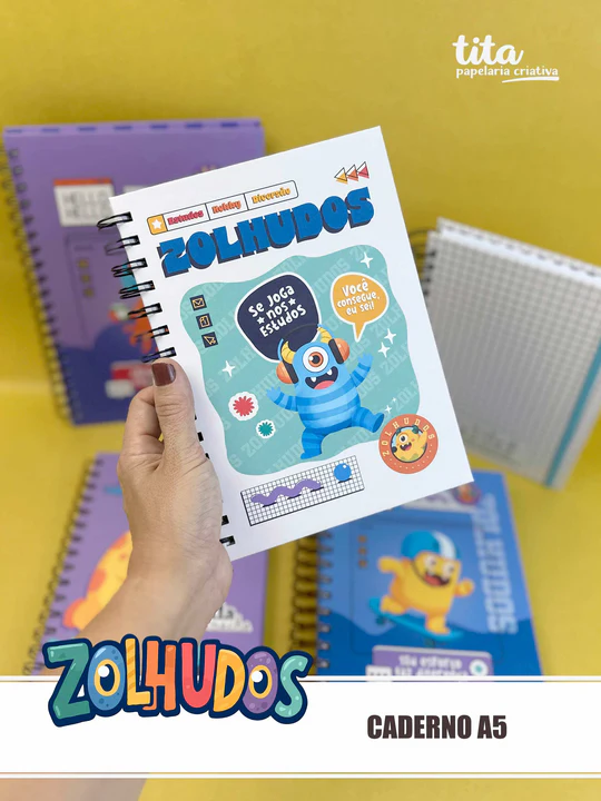 Escolar 2026 – Combão Encadernação Menina e Menino - tita - Imagem 14