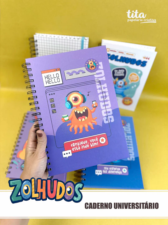 Escolar 2026 – Combão Encadernação Menina e Menino - tita - Imagem 11