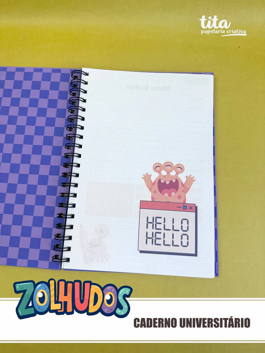 Escolar 2026 – Combão Encadernação Menina e Menino - tita - Imagem 20