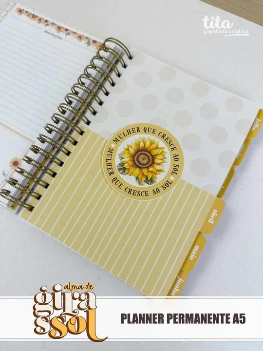 Alma de Girassol – Combo Encadernação (Tita) - Imagem 8