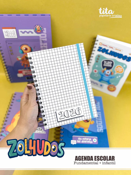 Escolar 2026 – Combão Encadernação Menina e Menino - tita - Imagem 17