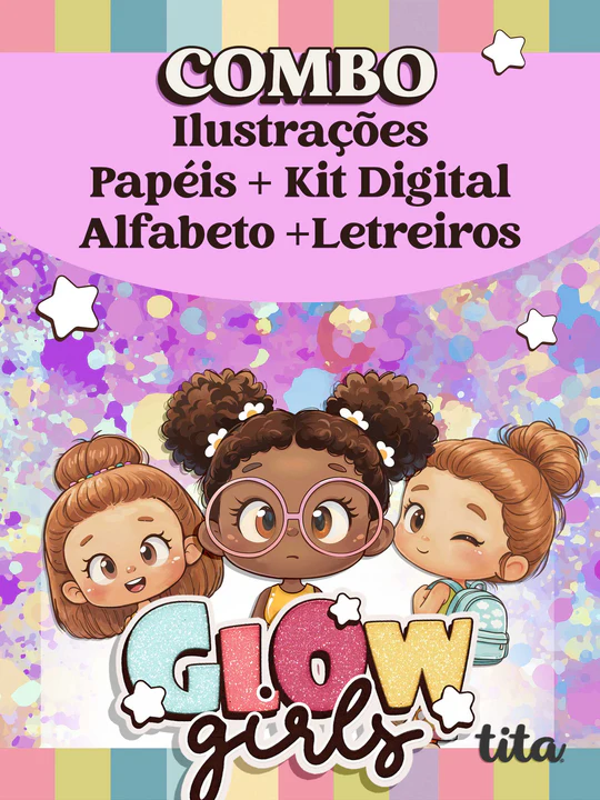 Escolar 2026 – Combão Ilustrações Menina e Menino - Imagem 2