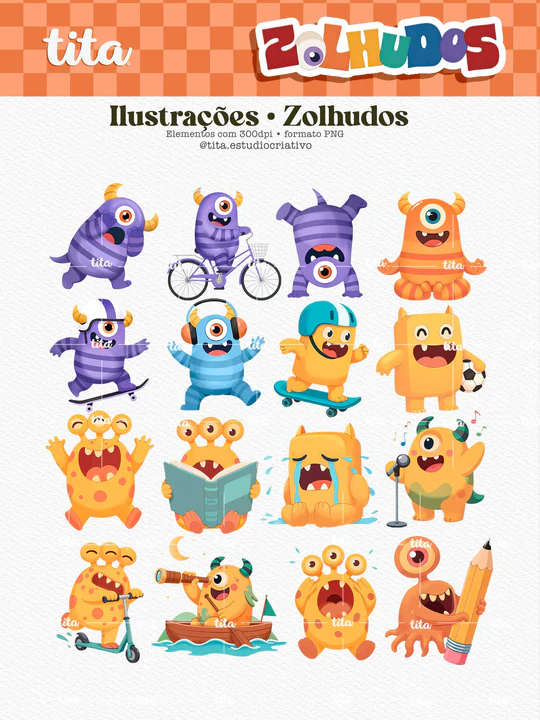 Escolar 2026 – Combão Ilustrações Menina e Menino - Imagem 6