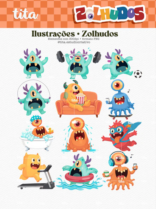 Escolar 2026 – Combão Ilustrações Menina e Menino - Imagem 7